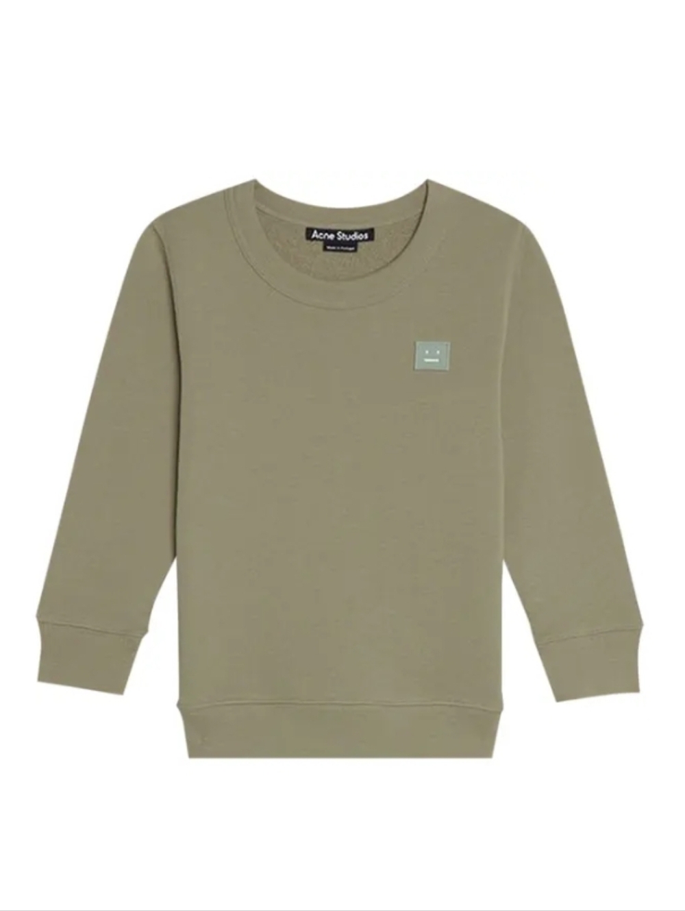 Acne Studios Mini Kids Crewneck Sweatshirt 'Eucalyptus Green'